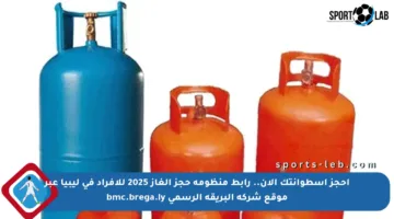 احجز أسطوانتك الآن.. رابط منظومة حجز الغاز 2025 للأفراد في ليبيا عبر موقع شركة البريقة الرسمي bmc.brega.ly
